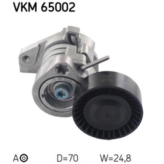 Poulie-tendeur, courroie trapézoïdale à nervures SKF OEM A6392000470