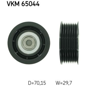 Poulie renvoi/transmission, courroie trapézoïdale à nervures SKF VKM 65044 pour MITSUBISHI PAJERO 3.5 - 203cv