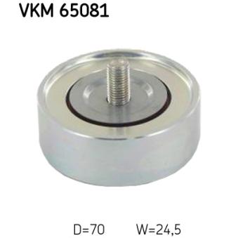 Poulie renvoi/transmission, courroie trapézoïdale à nervures SKF VKM 65081 pour MITSUBISHI ASX 1.8 DI-D 4WD - 150cv