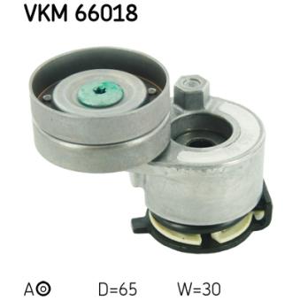 Poulie-tendeur, courroie trapézoïdale à nervures SKF OEM 4916084A80