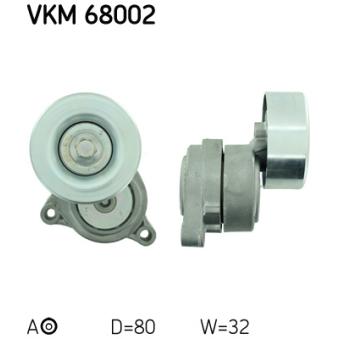 Poulie-tendeur, courroie trapézoïdale à nervures SKF VKM 68002 pour SUBARU TRIBECA 3.0 - 250cv