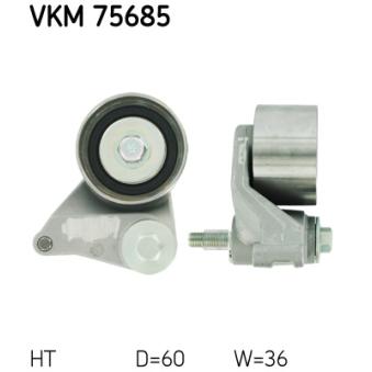 Poulie-tendeur, courroie crantée SKF OEM 248403E000 Poulie-tendeur, courroie crantée SKF OEM 248403E000