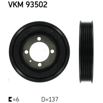 Poulie, vilebrequin SKF OEM 5614444