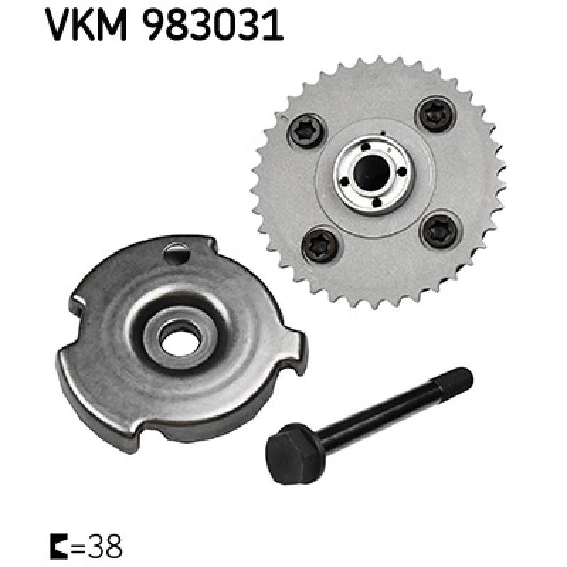 Dispositif de réglage électrique d'arbre à cames SKF VKM 983031 - Visuel 1