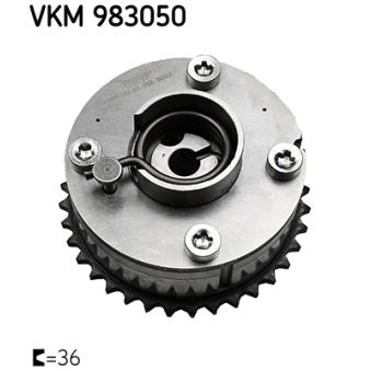 Dispositif de réglage électrique d'arbre à cames SKF [VKM 983050]