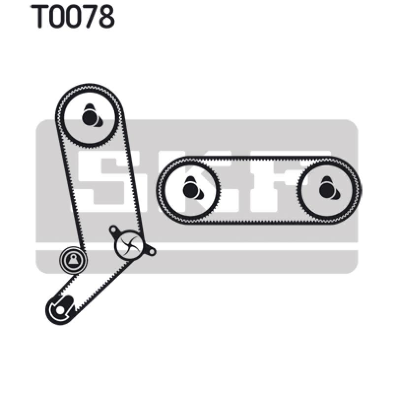 Kit de distribution SKF VKMA 01271 - Visuel 1