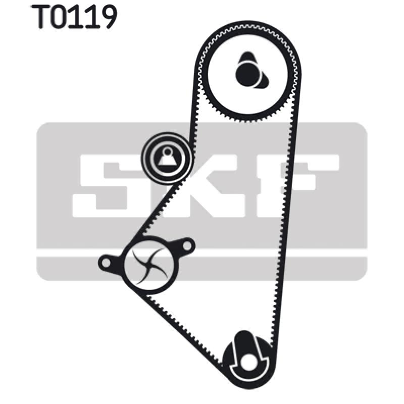 Kit de distribution SKF VKMA 03202 - Visuel 1