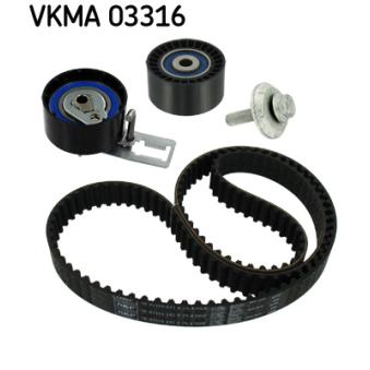 Kit de distribution SKF VKMA 03316 pour KIA RIO 1.6 D - 95cv