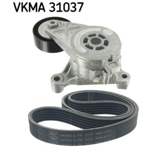 Jeu de courroies trapézoïdales à nervures SKF VKMA 31037 pour MINI MINI PACEMAN 2.0 TDI 16V - 140cv