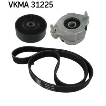 Jeu de courroies trapézoïdales à nervures SKF VKMA 31225