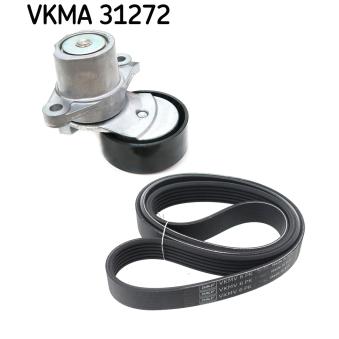 Jeu de courroies trapézoïdales à nervures SKF VKMA 31272 pour LAND ROVER FREELANDER 2 1.6 - 110cv