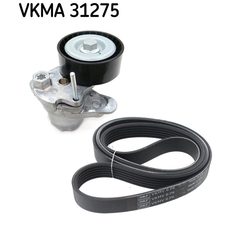 Jeu de courroies trapézoïdales à nervures SKF VKMA 31275 - Visuel 1