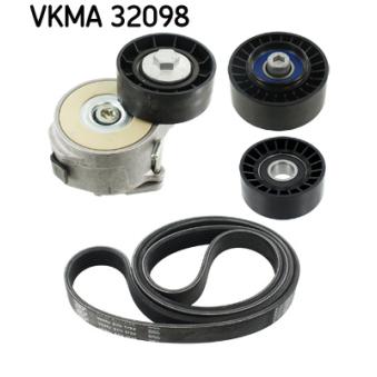 Jeu de courroies trapézoïdales à nervures SKF VKMA 32098 pour ALFA ROMEO 159 1.9 JTDM 8V - 120cv