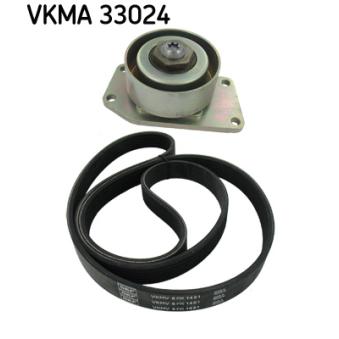 Jeu de courroies trapézoïdales à nervures SKF VKMA 33024 pour VOLKSWAGEN SCIROCCO 1.4 - 72cv
