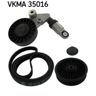 Jeu de courroies trapézoïdales à nervures SKF VKMA 35016 pour OPEL VECTRA 2.2 DTI 16V - 125cv