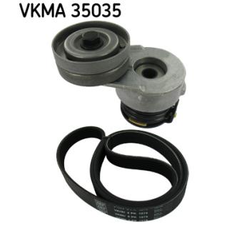 Jeu de courroies trapézoïdales à nervures SKF VKMA 35035 pour MAZDA 626 1.7 CDTI - 100cv