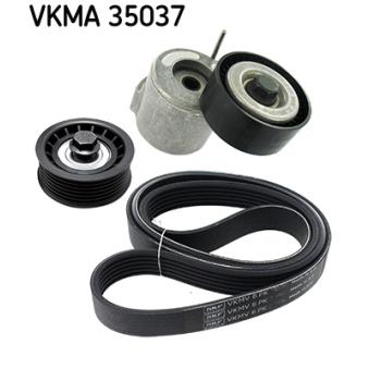 Jeu de courroies trapézoïdales à nervures SKF OEM 55190812