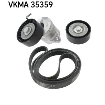 Jeu de courroies trapézoïdales à nervures SKF VKMA 35359 pour OPEL INSIGNIA 2.0 CDTI - 110cv