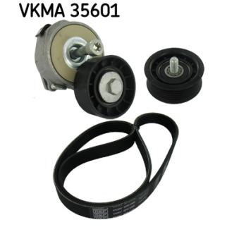 Jeu de courroies trapézoïdales à nervures SKF VKMA 35601 pour SKODA OCTAVIA 1.9 CDTI - 150cv