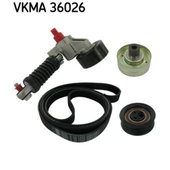 Jeu de courroies trapézoïdales à nervures SKF OEM 7700859638