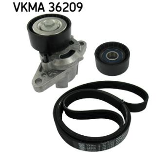 Jeu de courroies trapézoïdales à nervures SKF VKMA 36209 pour MAZDA MX-5 1.6 - 90cv