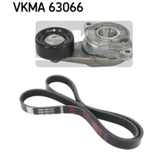 Jeu de courroies trapézoïdales à nervures SKF VKMA 63066 pour RENAULT R12 1.4 - 100cv