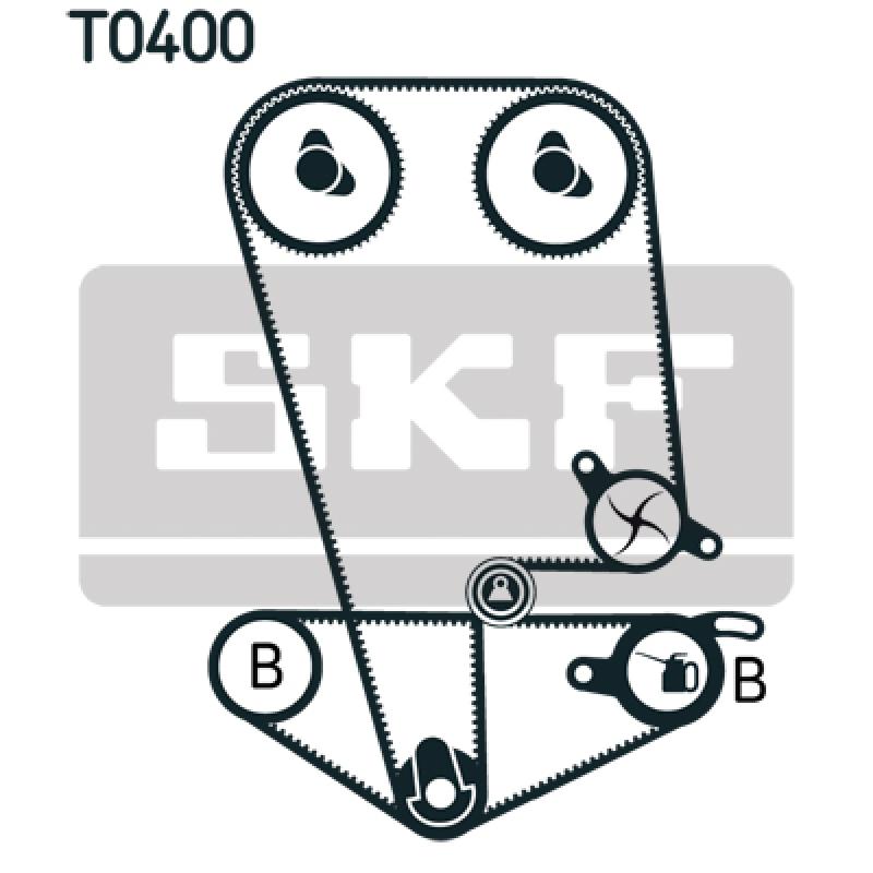 Kit de distribution SKF VKMA 93014 - Visuel 1