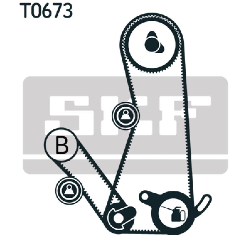 Kit de distribution SKF VKMA 95642 - Visuel 1