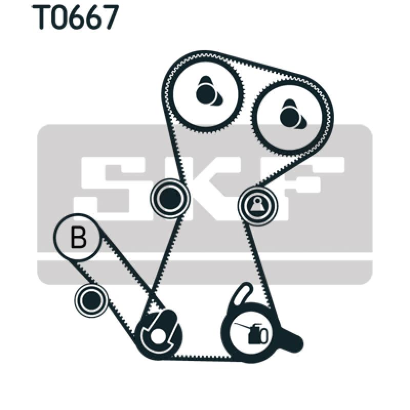 Kit de distribution SKF VKMA 95649 - Visuel 1