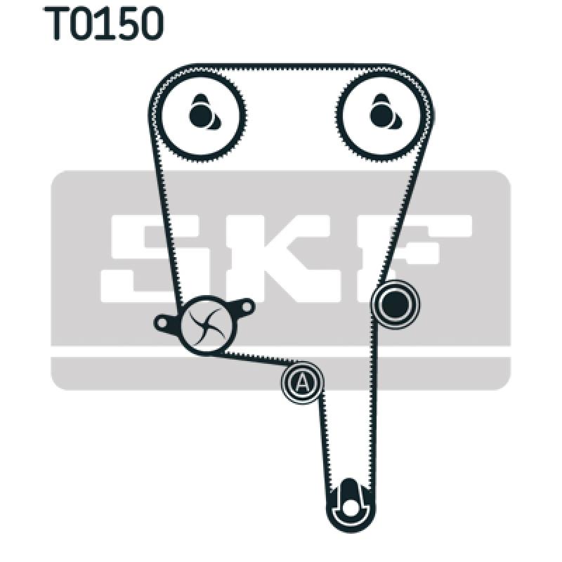 Pompe à eau + kit de courroie de distribution SKF VKMC 01114 - Visuel 1