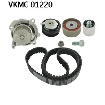 Pompe à eau + kit de courroie de distribution SKF VKMC 01220 pour AUDI A3 2.0 FSI - 150cv