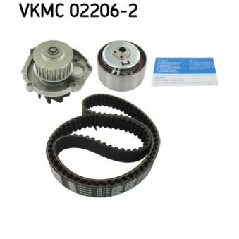 Pompe à eau + kit de courroie de distribution SKF VKMC 02206-2 pour FIAT 500 1.2 - 69cv