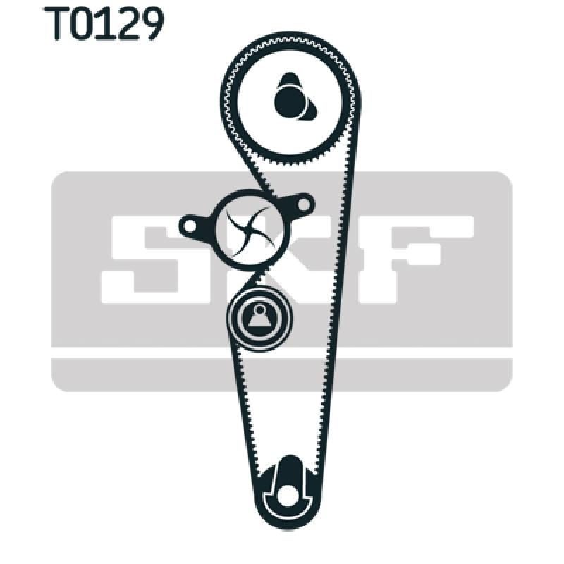 Pompe à eau + kit de courroie de distribution SKF VKMC 02215-1 - Visuel 1