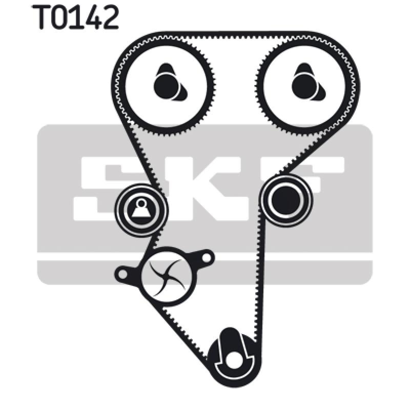 Pompe à eau + kit de courroie de distribution SKF VKMC 03213 - Visuel 1