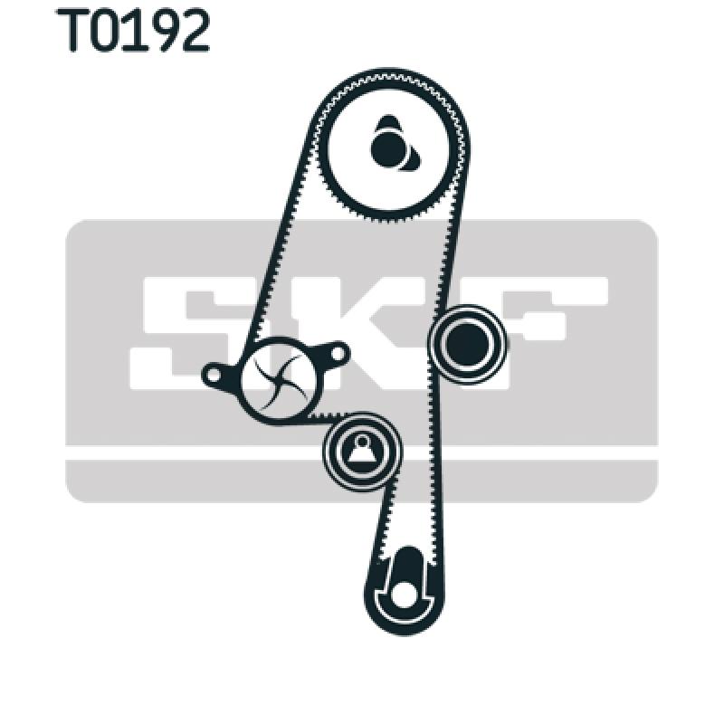 Pompe à eau + kit de courroie de distribution SKF VKMC 06220 - Visuel 1