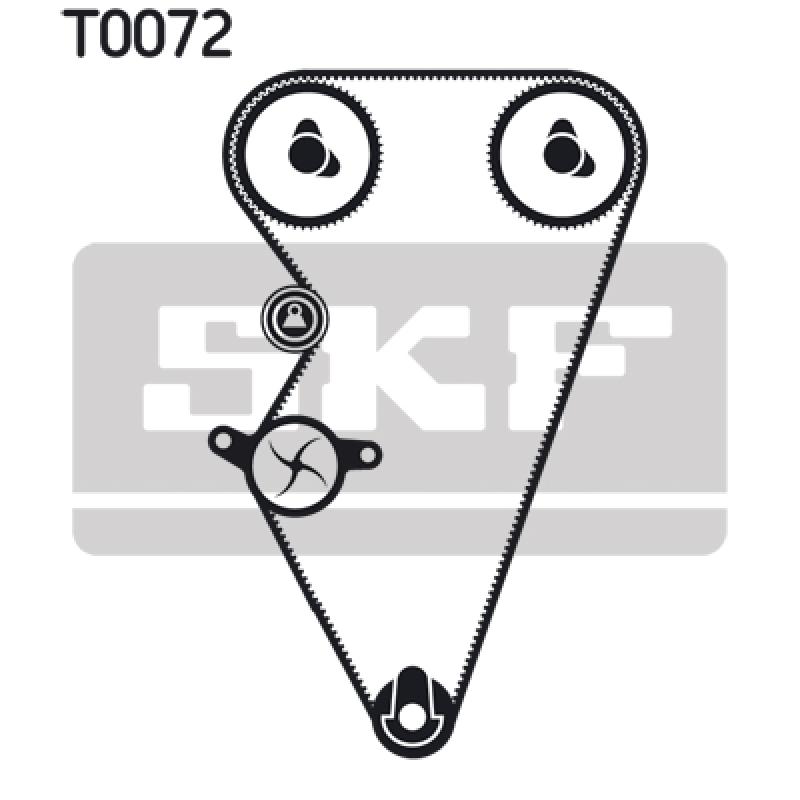 Pompe à eau + kit de courroie de distribution SKF VKMC 07310 - Visuel 1