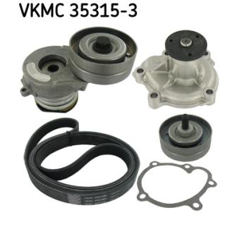 Pompe à eau+Jeu de courroie trapézoïdale à nervures SKF OEM 97307468 Pompe à eau+Jeu de courroie trapézoïdale à nervures SKF OEM 97307468