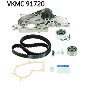 Pompe à eau + kit de courroie de distribution SKF VKMC 91720 pour DAEWOO KALOS 2.0 D - 72cv