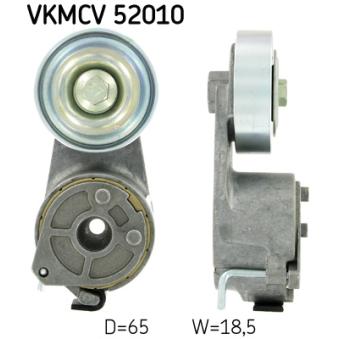 Poulie-tendeur, courroie trapézoïdale à nervures SKF OEM 504029278