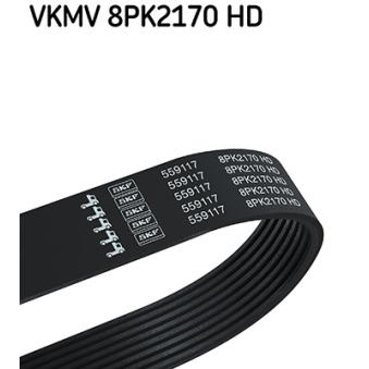 Courroie trapézoïdale à nervures SKF OEM 1371533