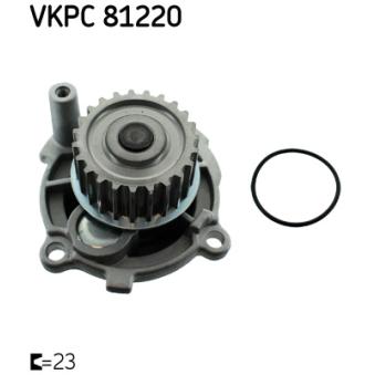 Pompe à eau SKF VKPC 81220 pour VOLKSWAGEN PASSAT 2.0 FSI - 150cv