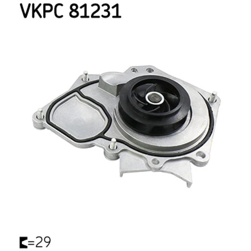 Pompe à eau SKF VKPC 81231 - Visuel 1