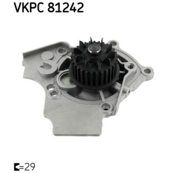 Pompe à eau SKF VKPC 81242 pour SEAT EXEO 2.0 TFSI - 211cv