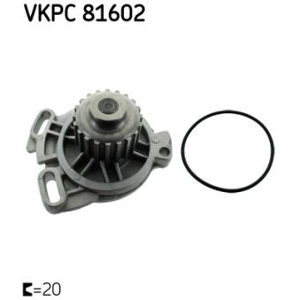 Pompe à eau SKF VKPC 81602 pour VOLVO V90 2.4 D - 82cv