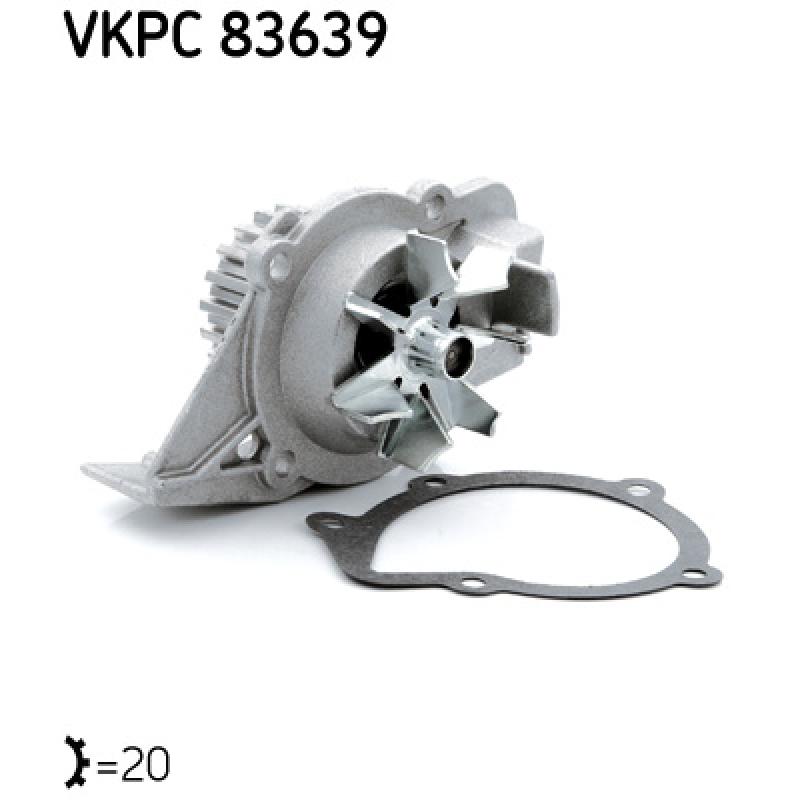 Pompe à eau SKF VKPC 83639 - Visuel 1