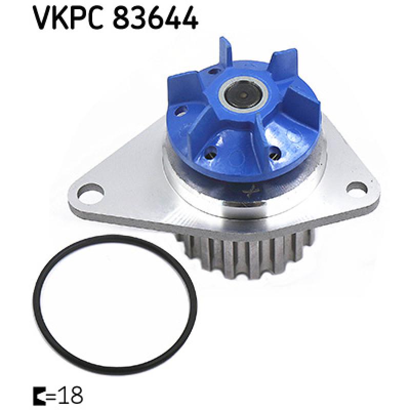 Pompe à eau SKF VKPC 83644 - Visuel 1