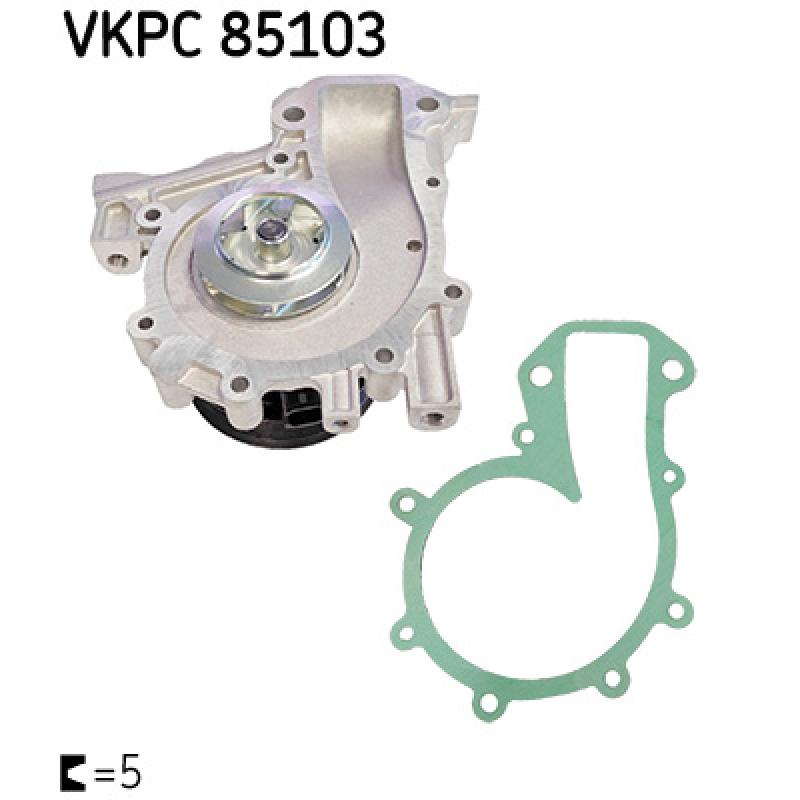Pompe à eau, refroidissement du moteur SKF VKPC 85103 - Visuel 1
