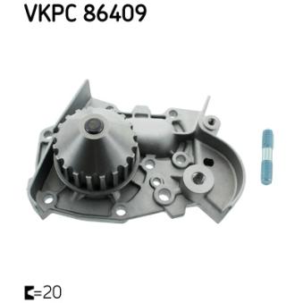 Pompe à eau SKF VKPC 86409 pour RENAULT CLIO 1.2 - 60cv