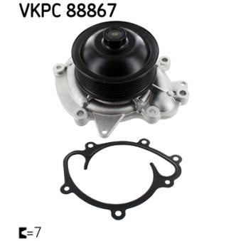 Pompe à eau SKF VKPC 88867 pour MERCEDES-BENZ CLASSE E E 280 CDI - 190cv