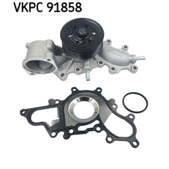 Pompe à eau SKF VKPC 91858 pour TOYOTA LAND CRUISER 4.5 D4-D - 235cv
